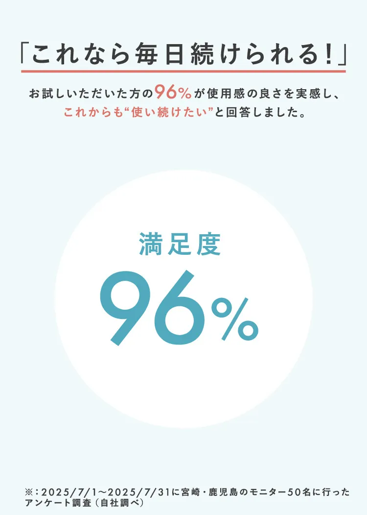 これなら毎日続けられる！