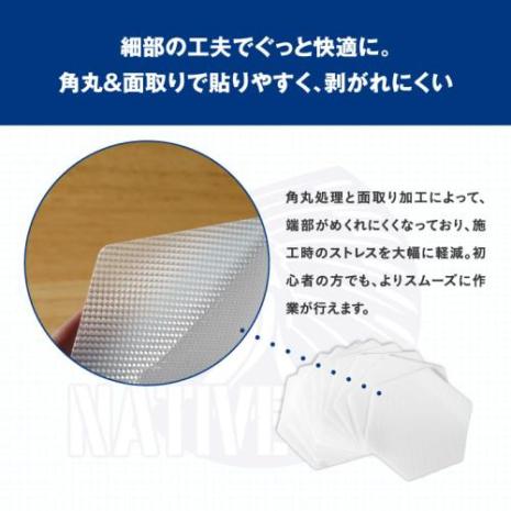 立漕屋 NativeGrip6 SUP・サーフィン デッキ滑り止めシート[20枚セット]