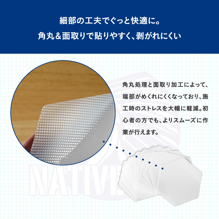 立漕屋 NativeGrip6 SUP・サーフィン デッキ滑り止めシート｜ワックス